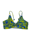 None Swirl print swim top Swimwear