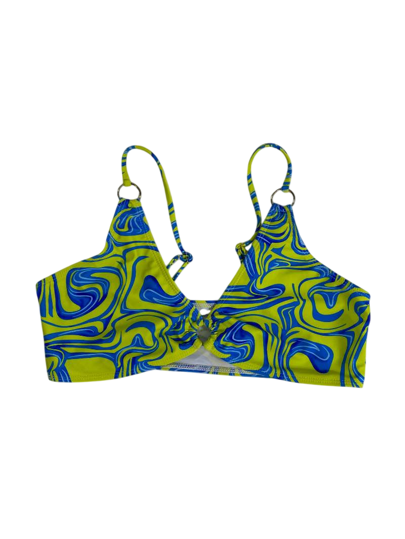 None Swirl print swim top Swimwear