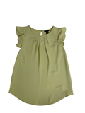 Ann Taylor  Ruffle Sleeve Blouse Short Sleeves