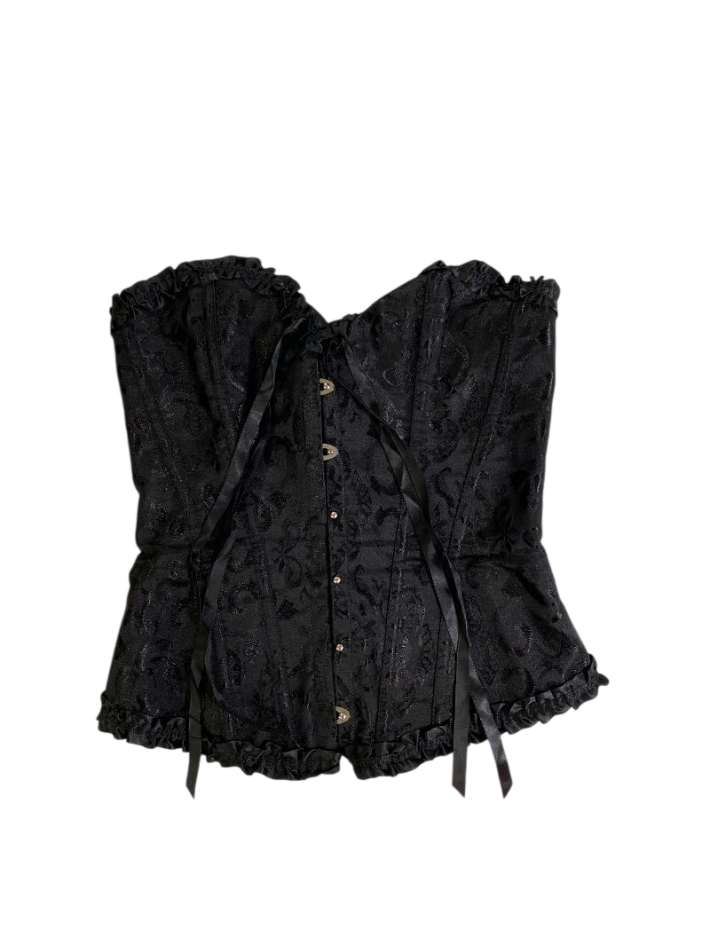 None Corset-style top Tanks
