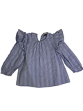 Universal Thread  Ruffle Sleeve Blouse Long Sleeves