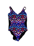 Anna Green  V-Neck One-Piece Swimwear