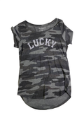 Lucky Brand  Camo Graphic Tee Short Sleeves