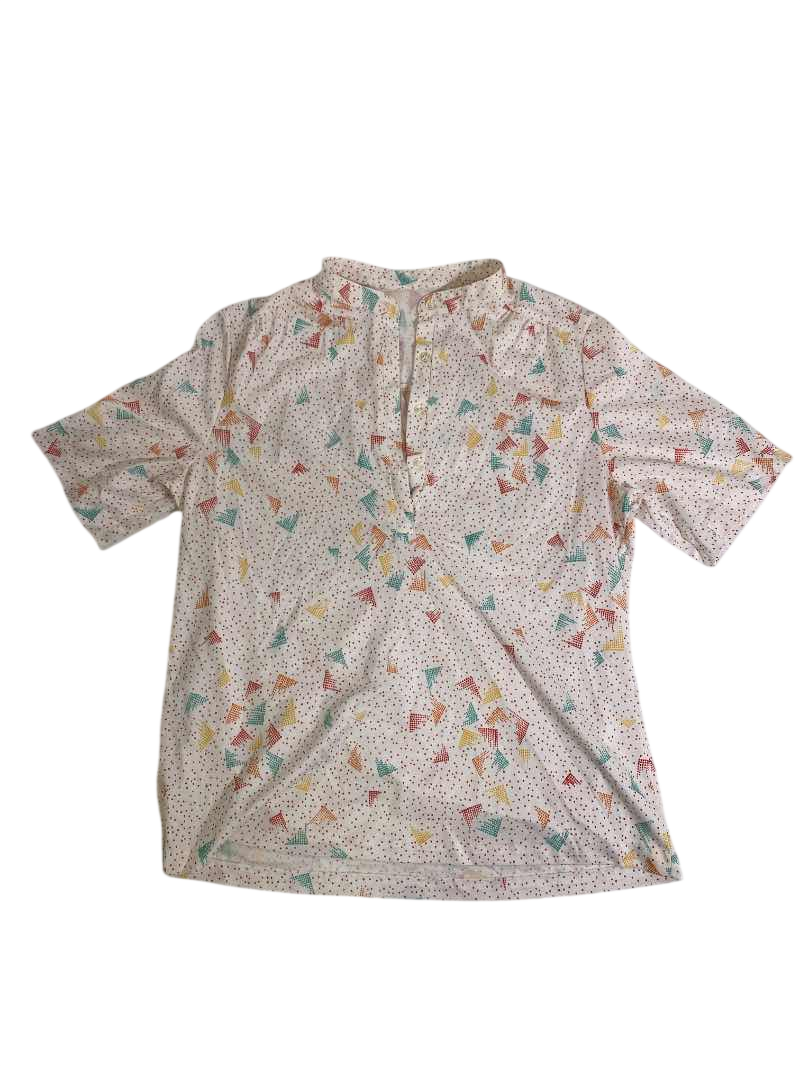 None Printed casual blouse Vintage