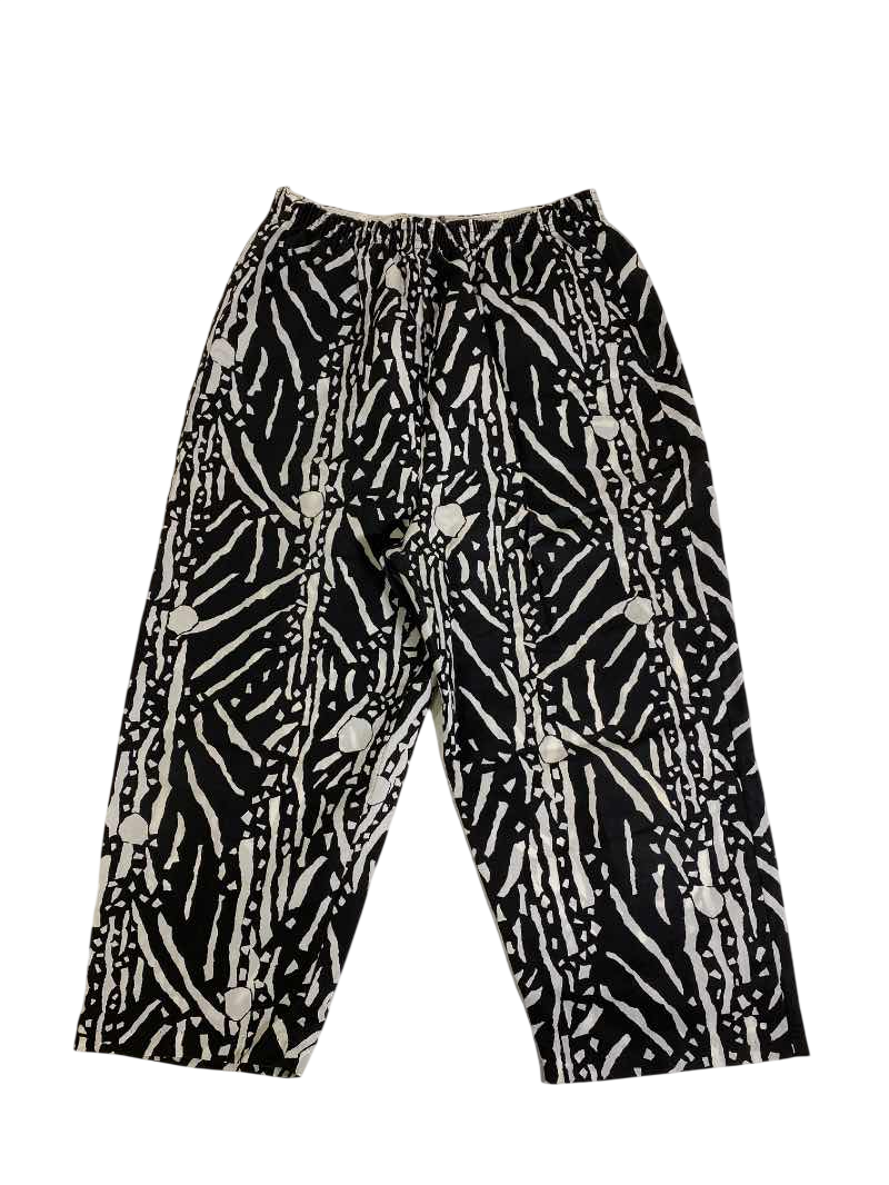 None Graphic Print Pants Vintage
