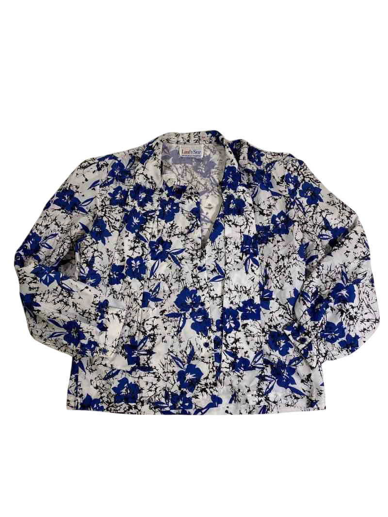 Land N’ Sea Vintage Floral Blouse Vintage