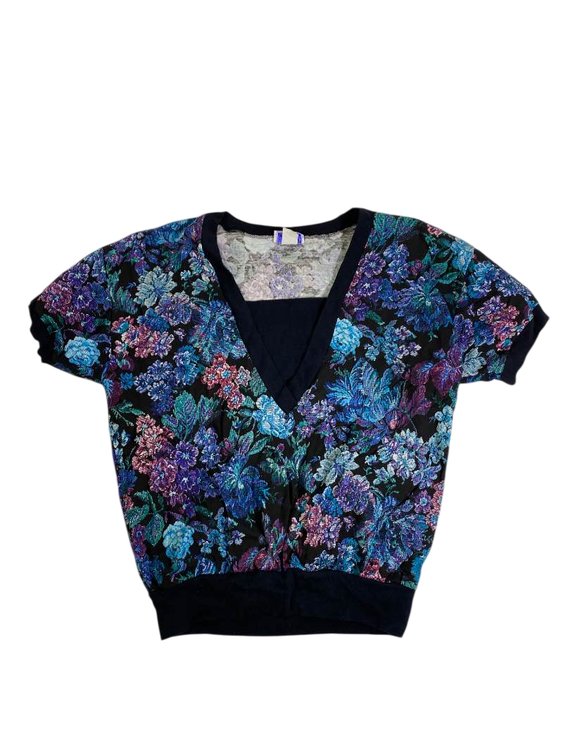 K.K. Vintage Floral Blouse Vintage