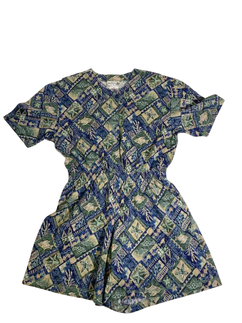 Katelyn Rose  Vintage Patterned Romper Vintage