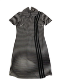 None Striped Shirt Dress Vintage