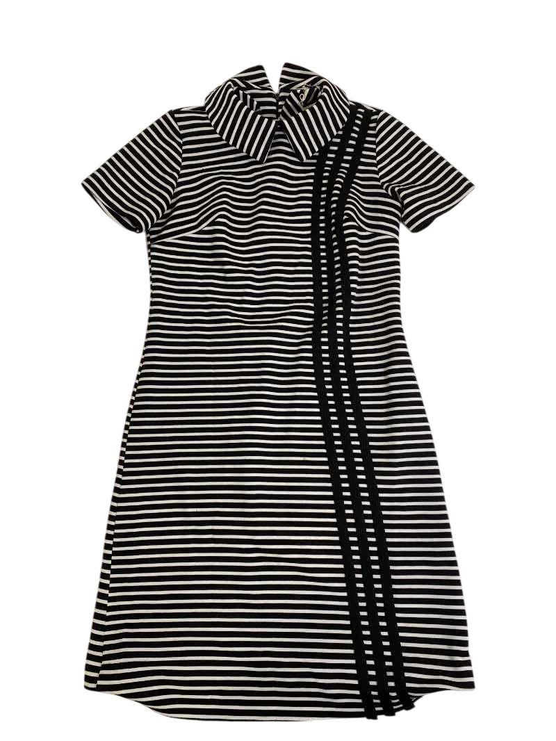 None Striped Shirt Dress Vintage