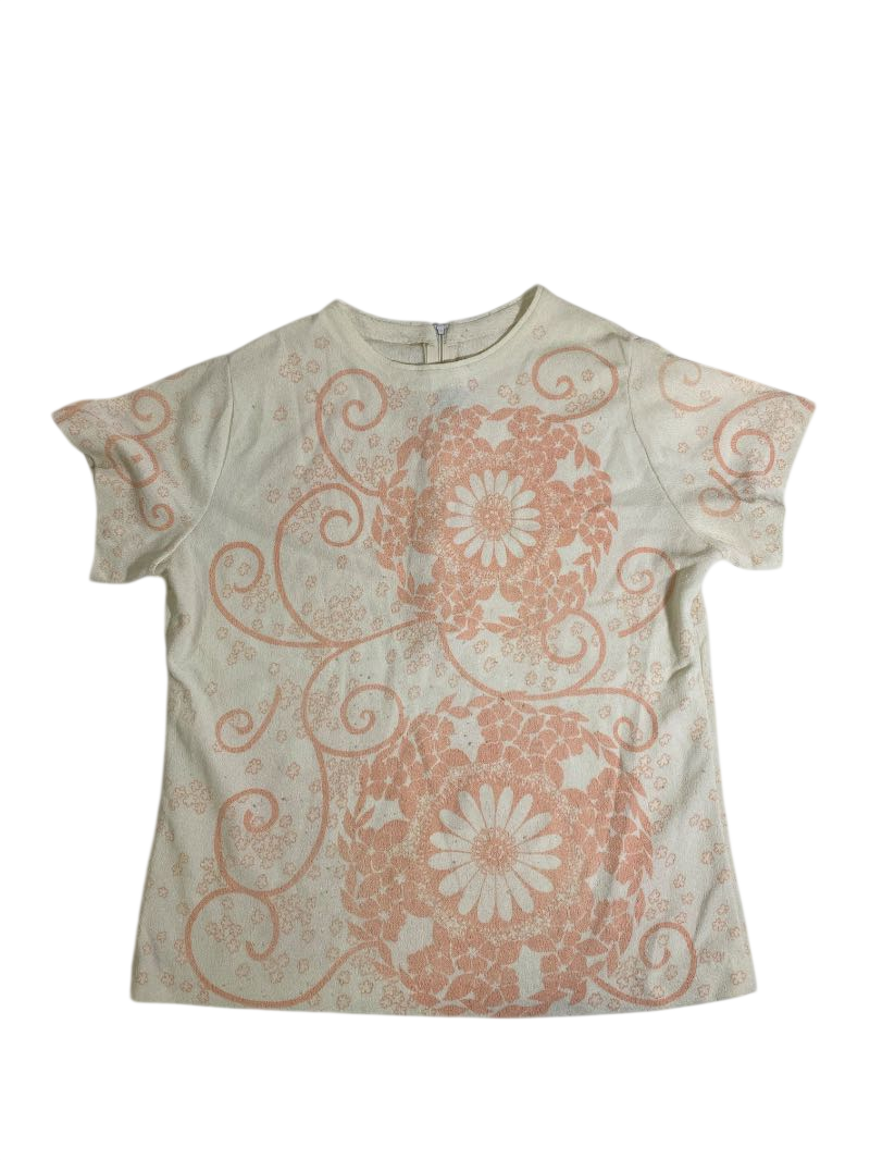 None Floral Print Blouse Vintage