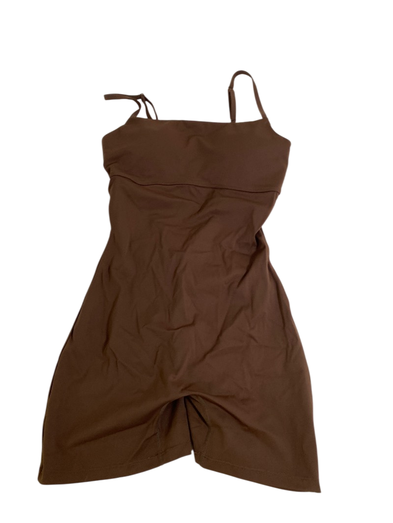None Spaghetti Strap Romper Athletic
