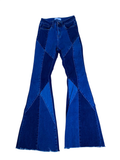 Vervet Patchwork Flare Leg Jeans