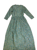 None Floral Maxi Dress Vintage