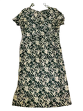 None Printed Midi Dress Vintage