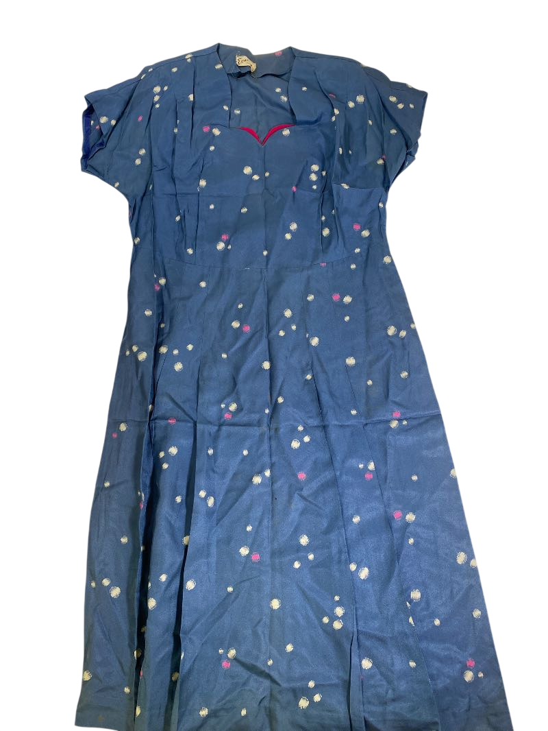 Evanina Vintage Polka Dot Dress Vintage