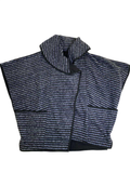 None Open Front Poncho Outerwear