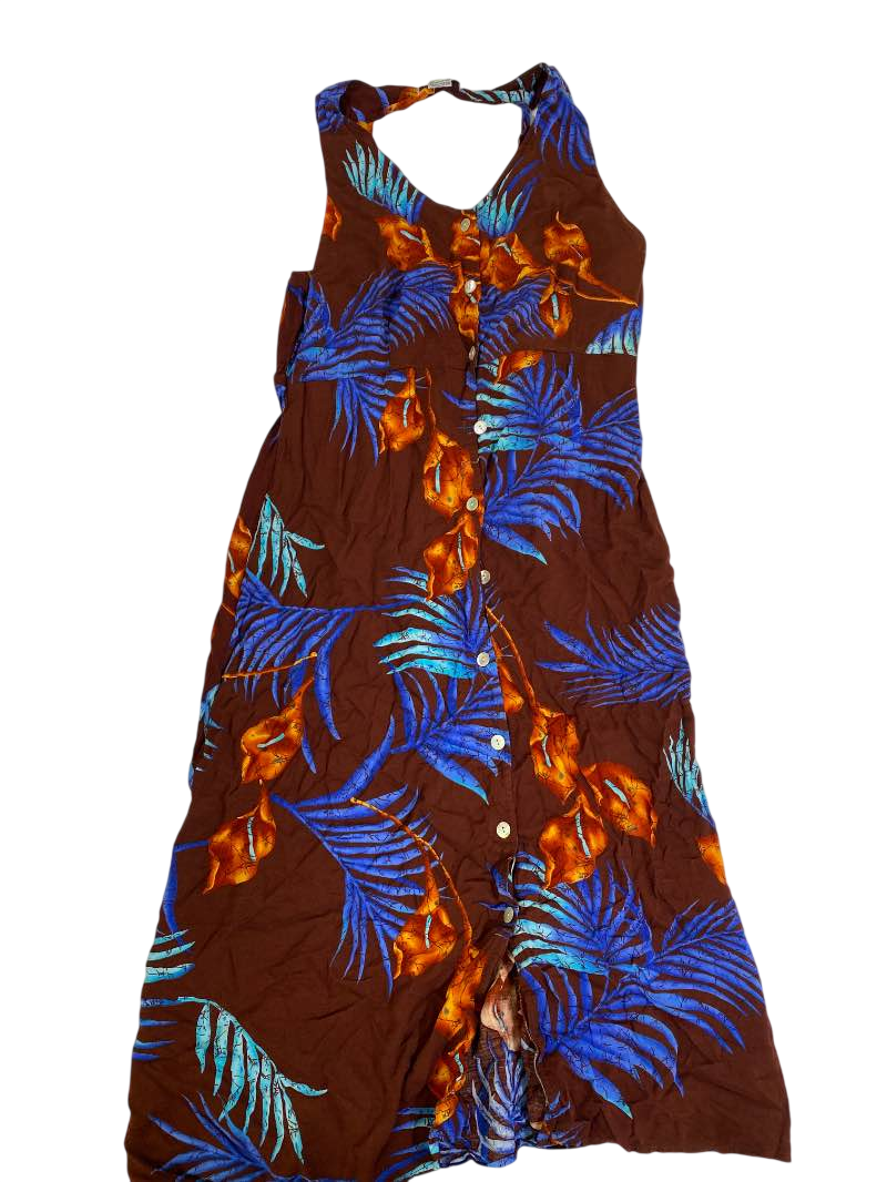 California Krush  Vintage Tropical Dress Vintage