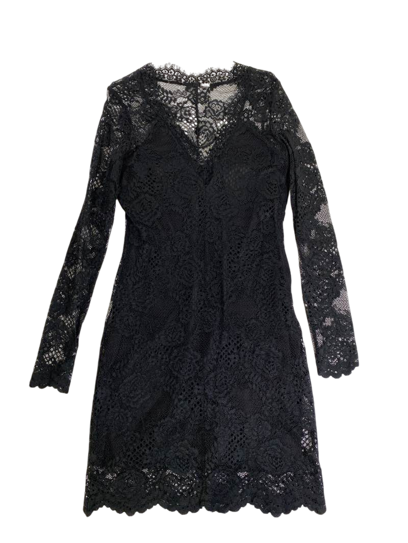 None Lace long sleeve Dresses