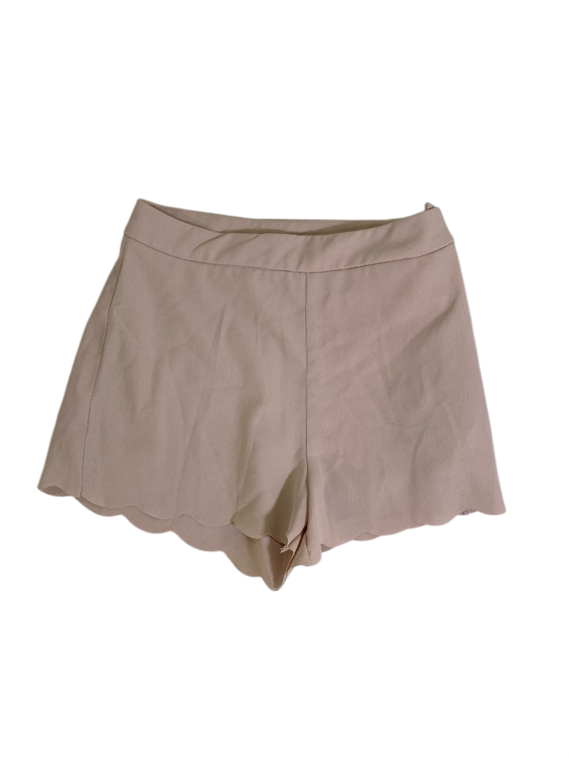 Divided  Scalloped Hem Shorts Shorts