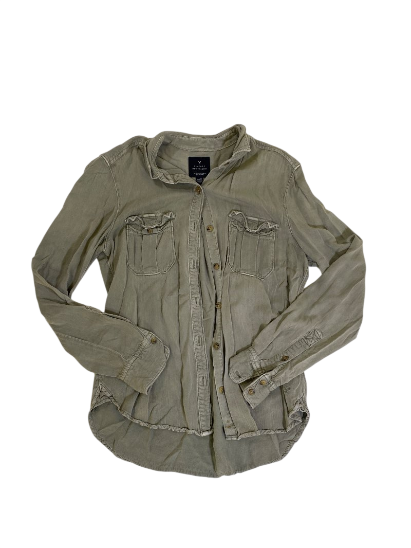 American Eagle  Button-Up Shirt Long Sleeves
