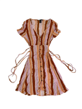 Forever 21 V-Neck Button-Up Dress Dresses