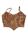 Shein  Paisley print cropped tank Tanks