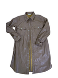 Eagle Button-Up Long Coat Outerwear