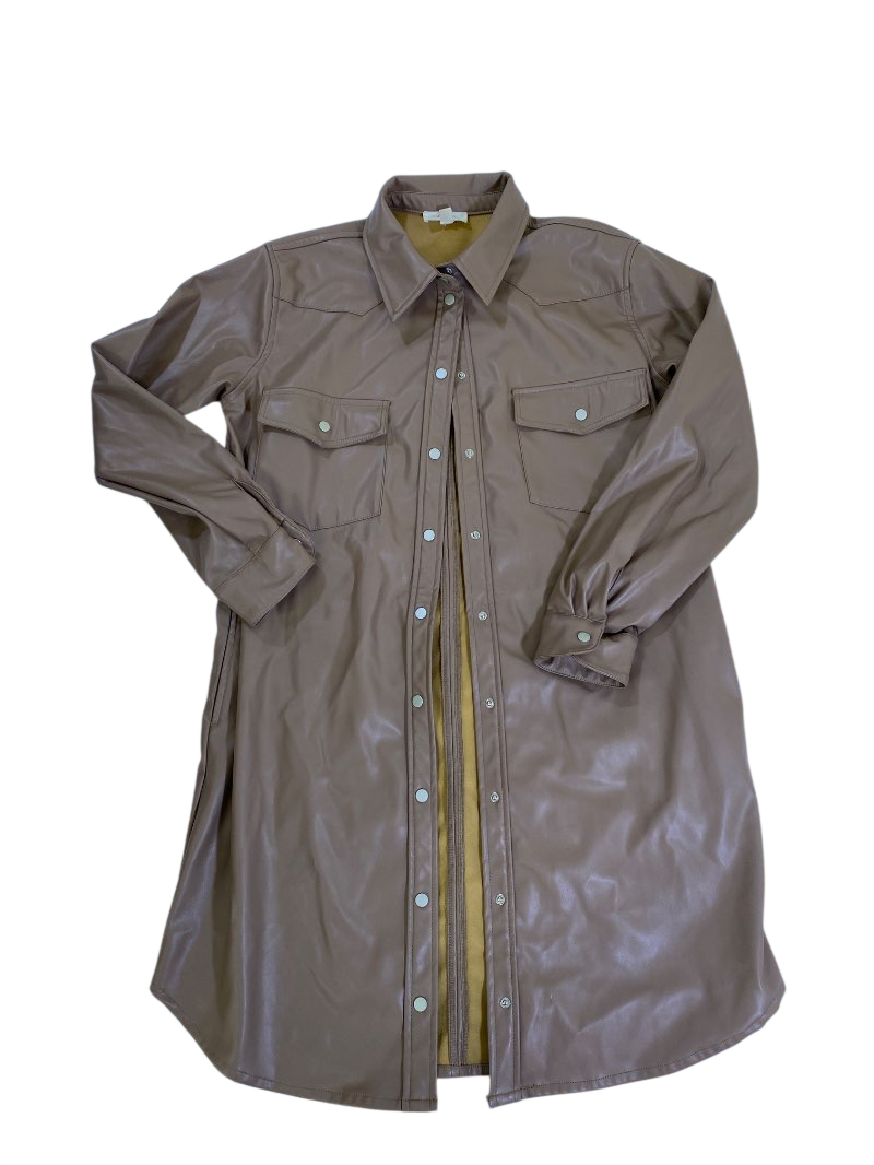 Eagle Button-Up Long Coat Outerwear