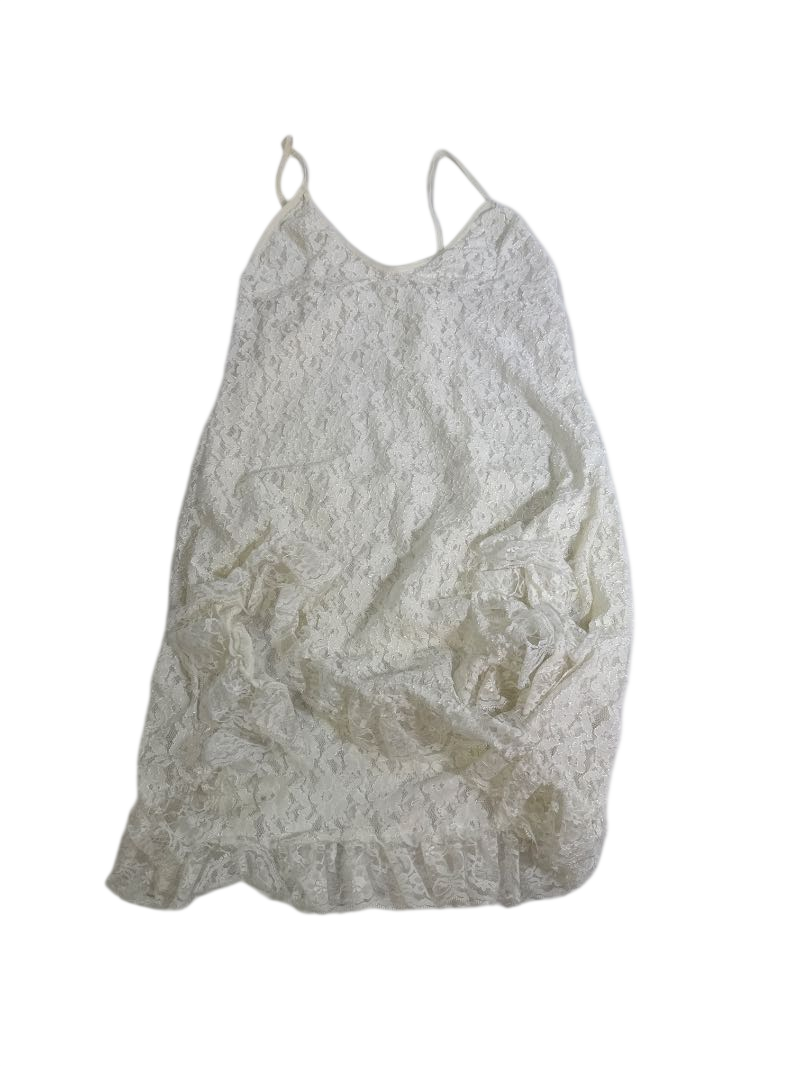 None Lace Slip Dress Vintage