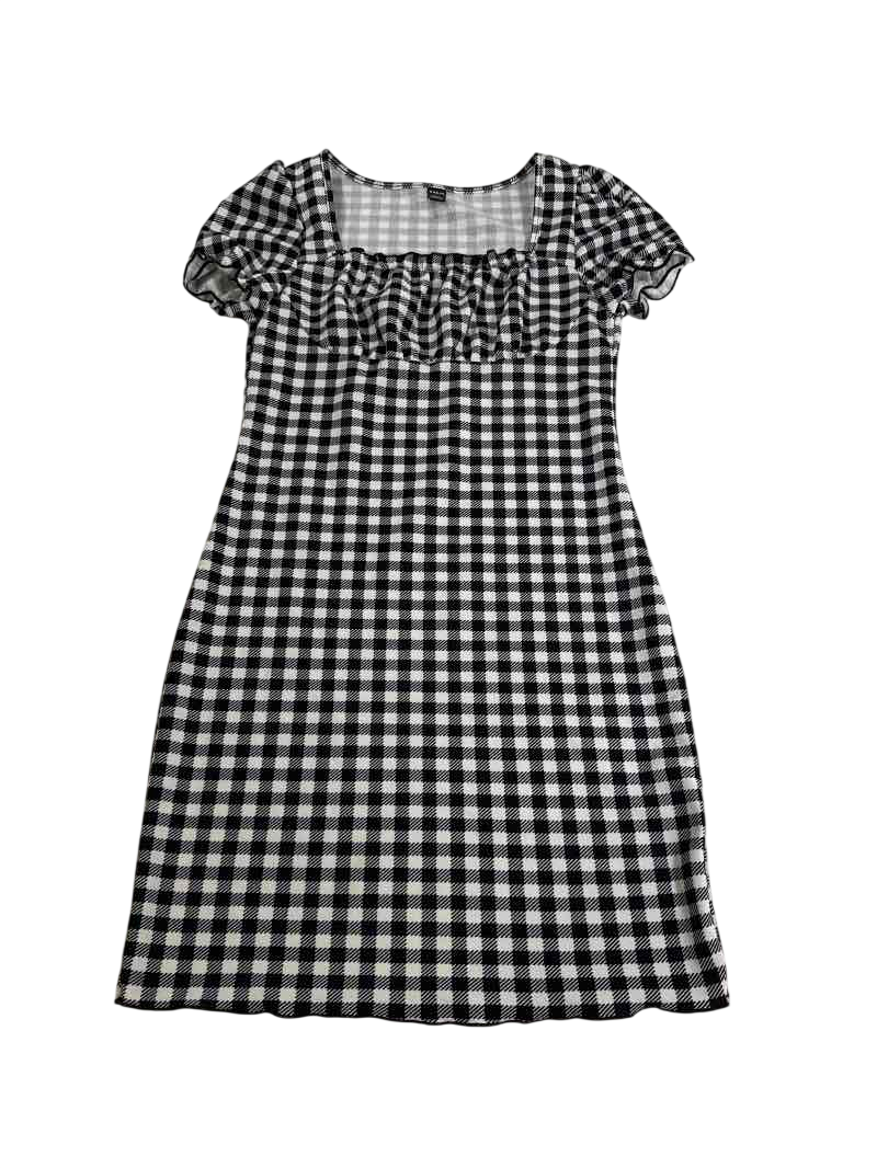 Shein Plaid Ruffled Dress Dresses