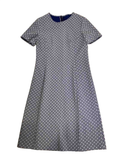 None Retro Pattern Dress Vintage