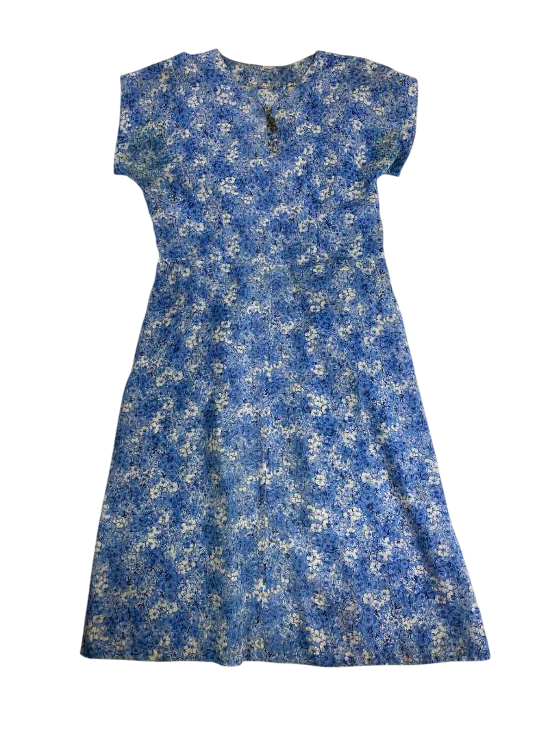 None Floral Dress Vintage