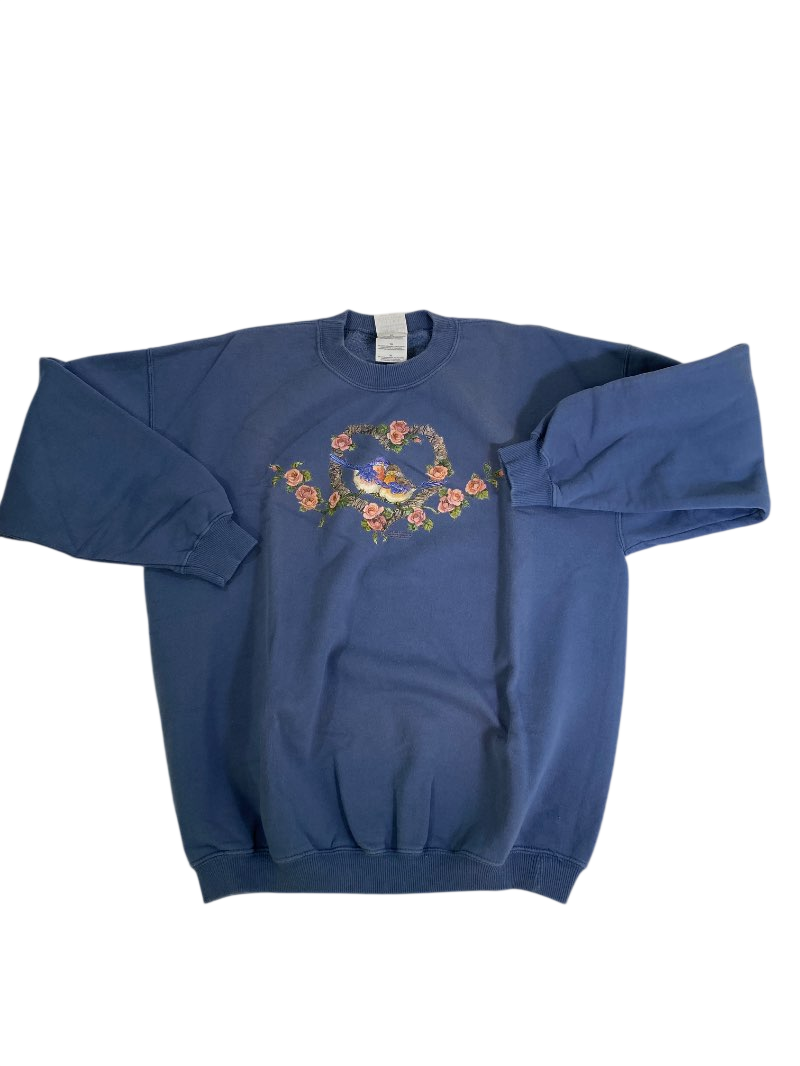 Gildan  Embroidered Sweatshirt Vintage
