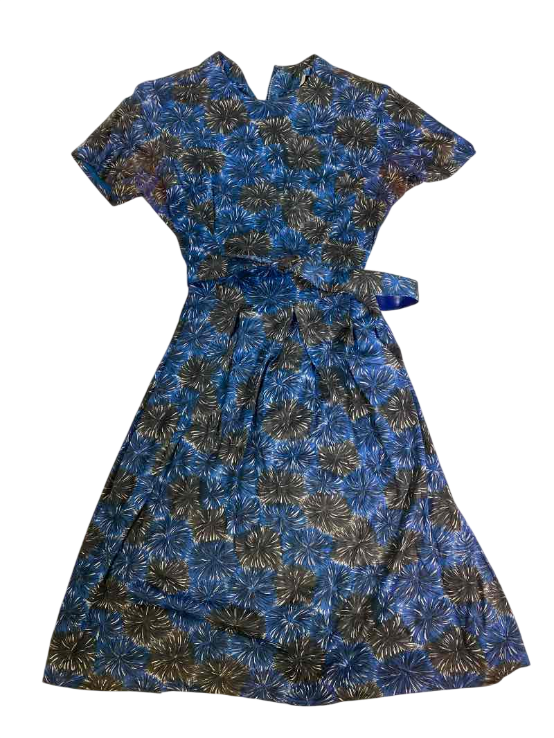 None Vintage Floral Dress Vintage