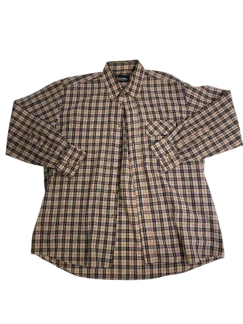 Timber Ridge  Plaid Button-Up Shirt Vintage