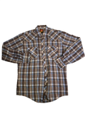 Rock Canyon  Plaid Western Shirt Vintage