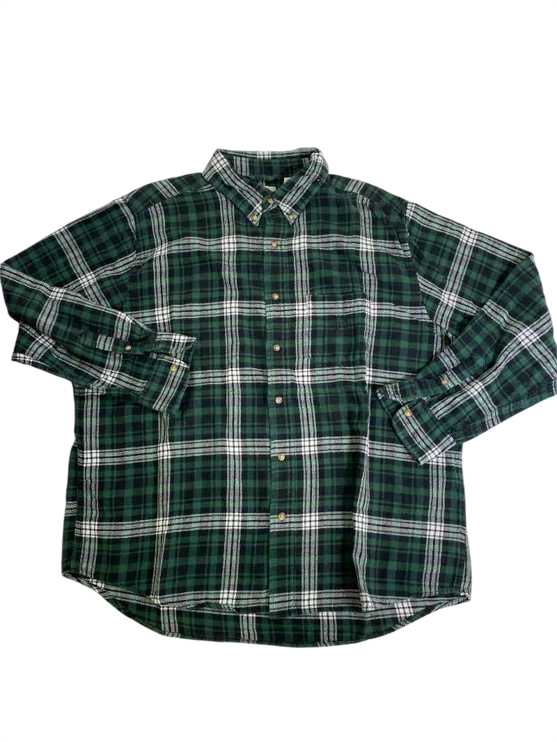 Chaps  Plaid Button-Up Vintage