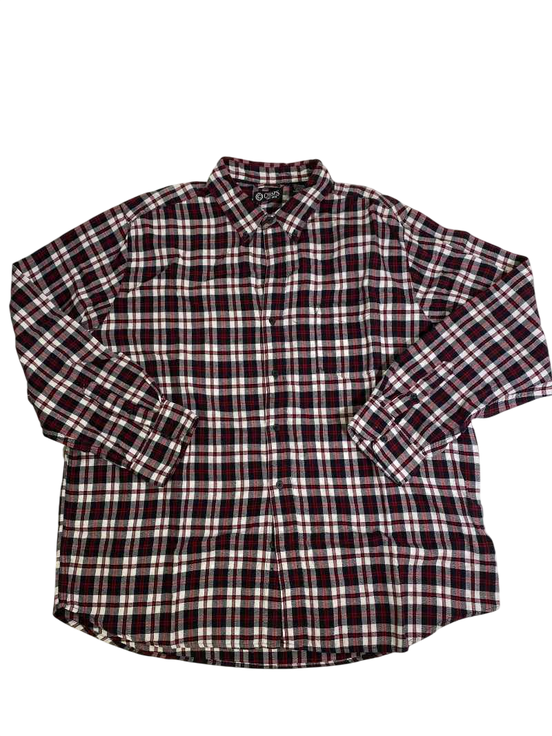 Chaps  Plaid Button-Up Shirt Vintage