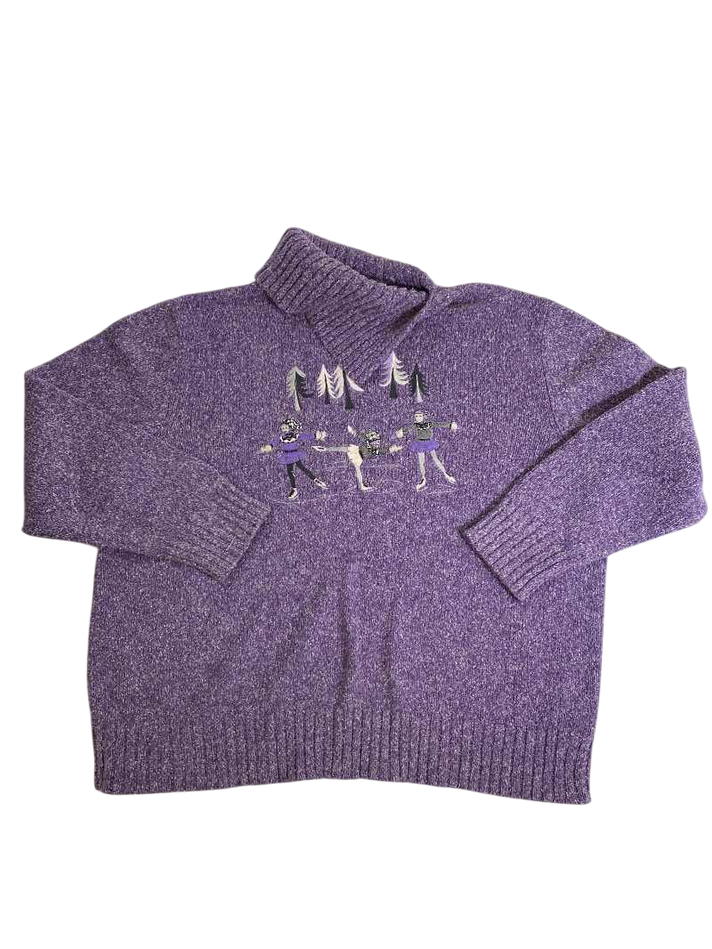 Tan Jay  Embroidered Sweater Vintage