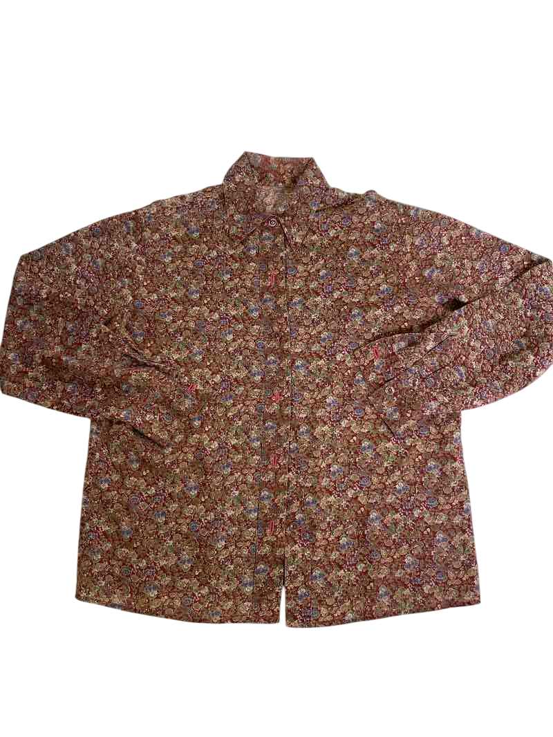 None Floral Button-Up Vintage
