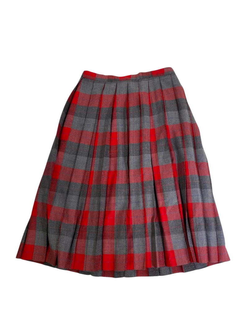 None  Vintage Plaid Skirt Vintage