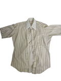 None Striped Button-Up Shirt Vintage