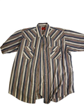 Plains  Striped Western Shirt Vintage