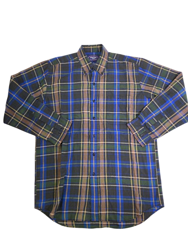 Williams Bay  Plaid Button-Up Shirt Vintage