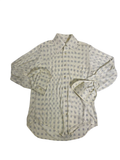 None Patterned Button-Up Shirt Vintage