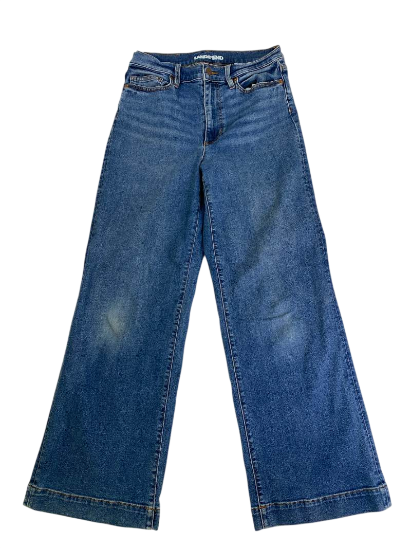 Lands End  Wide Leg Jeans