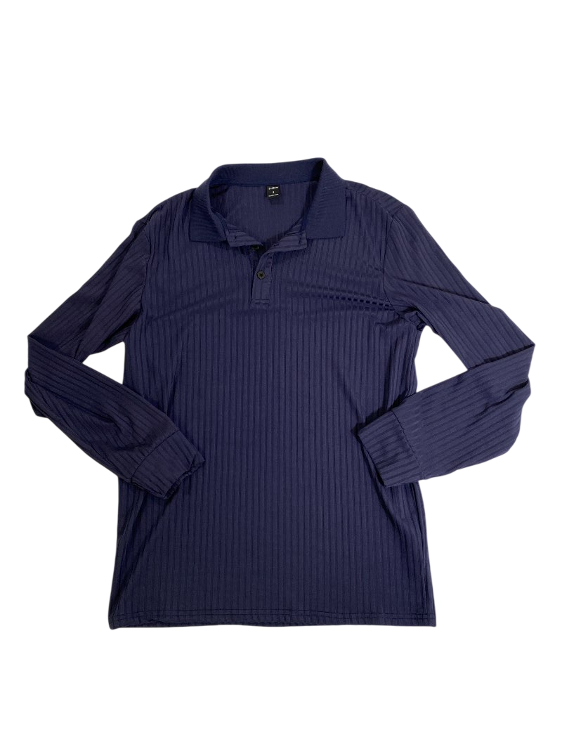 Shein  Ribbed Polo Men's