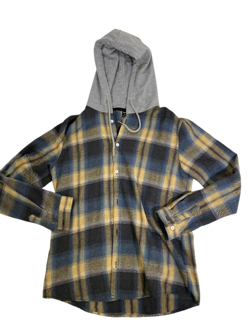 Shein  Plaid Hoodie Men's