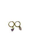 None Fruit Charm Hoops Jewelry